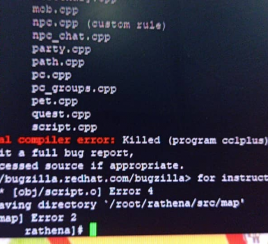 Error Killed Cc1plus Semasa Compiling Rathena