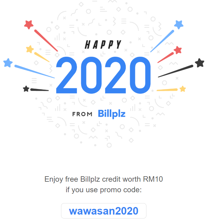 Billplz Memberikan Kredit Percuma Sempena 2020