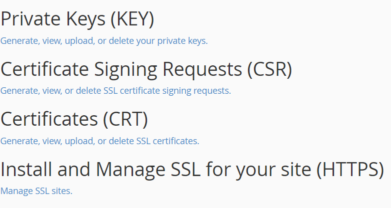 install manage ssl