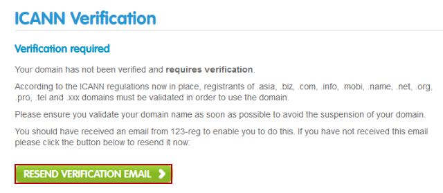 domain email verification