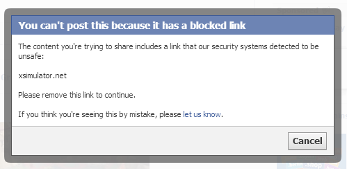 facebook block website domain