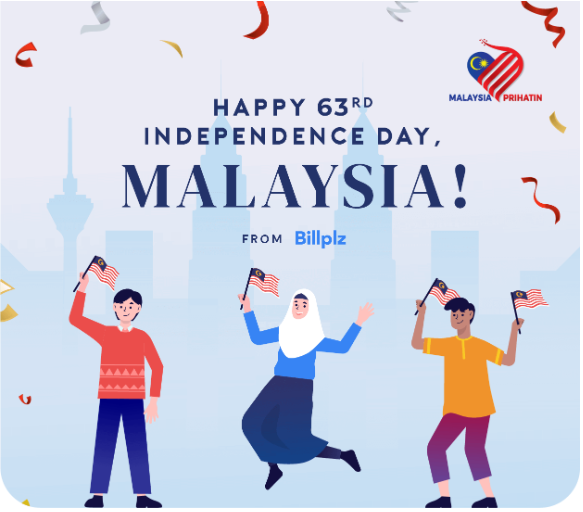 Billplz Memberikan RM10 Percuma Sempena Kemerdekaan