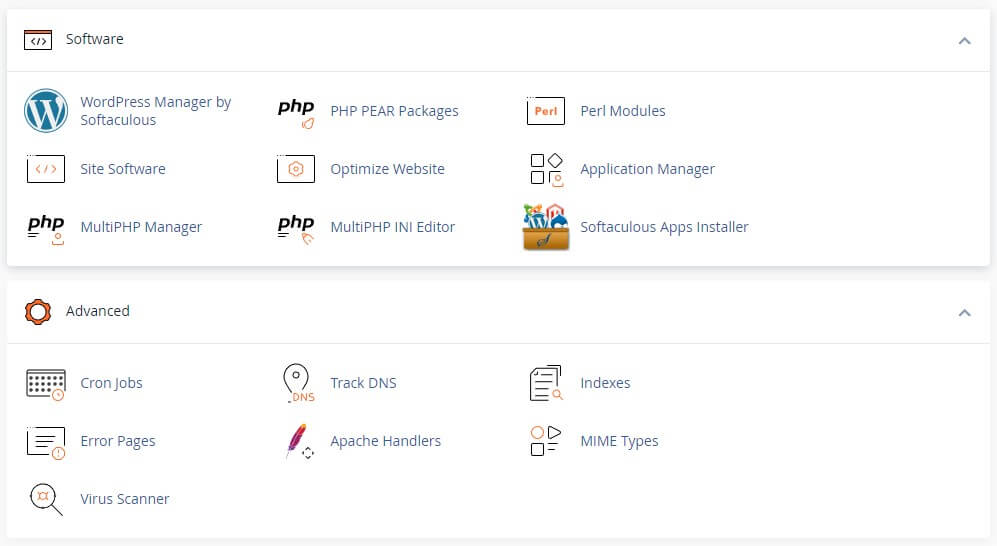 cpanel multiphp manager